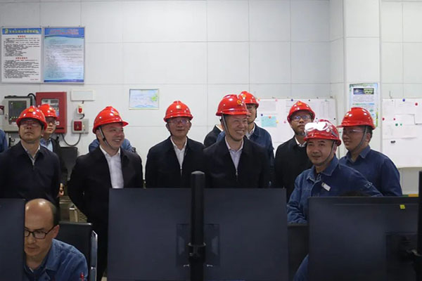 市政协副主席、应急管理局局长李华桂带队到公司调研